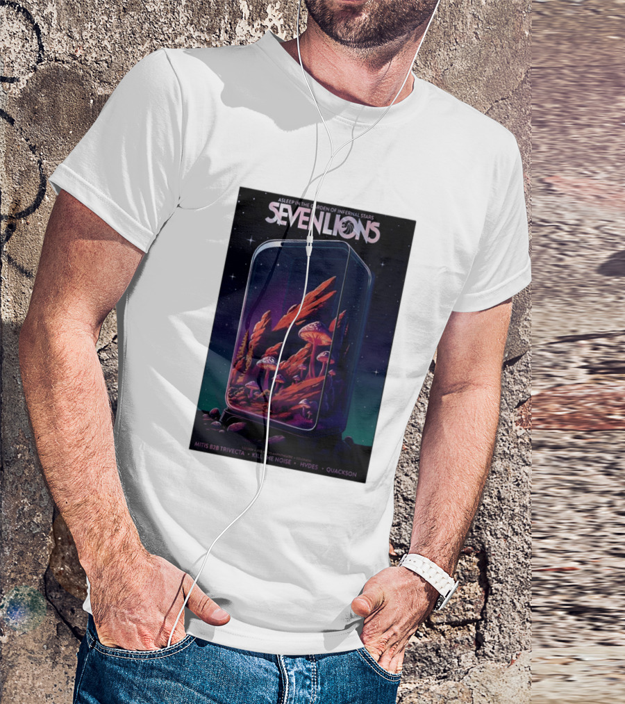 Seven Lions Asleep In The Garden Of Infernal Stars Red Rocks Amphitheatre May 22 2026 T-Shirt