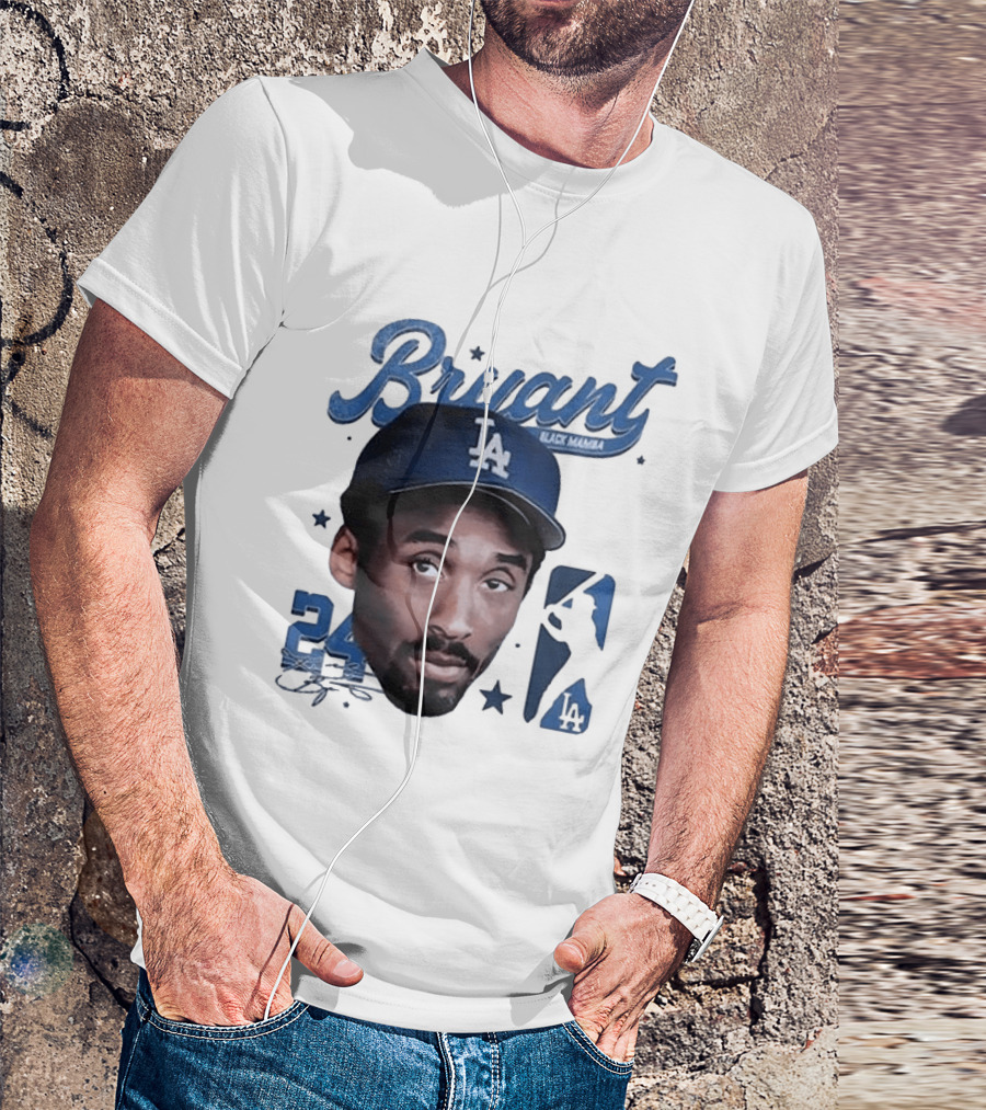 Bryant 24 Black Mamba Los Angeles Dodgers LA 8 T-Shirt