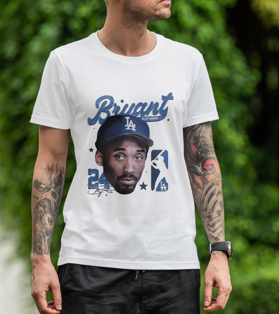 Bryant 24 Black Mamba Los Angeles Dodgers LA 8 T-Shirt
