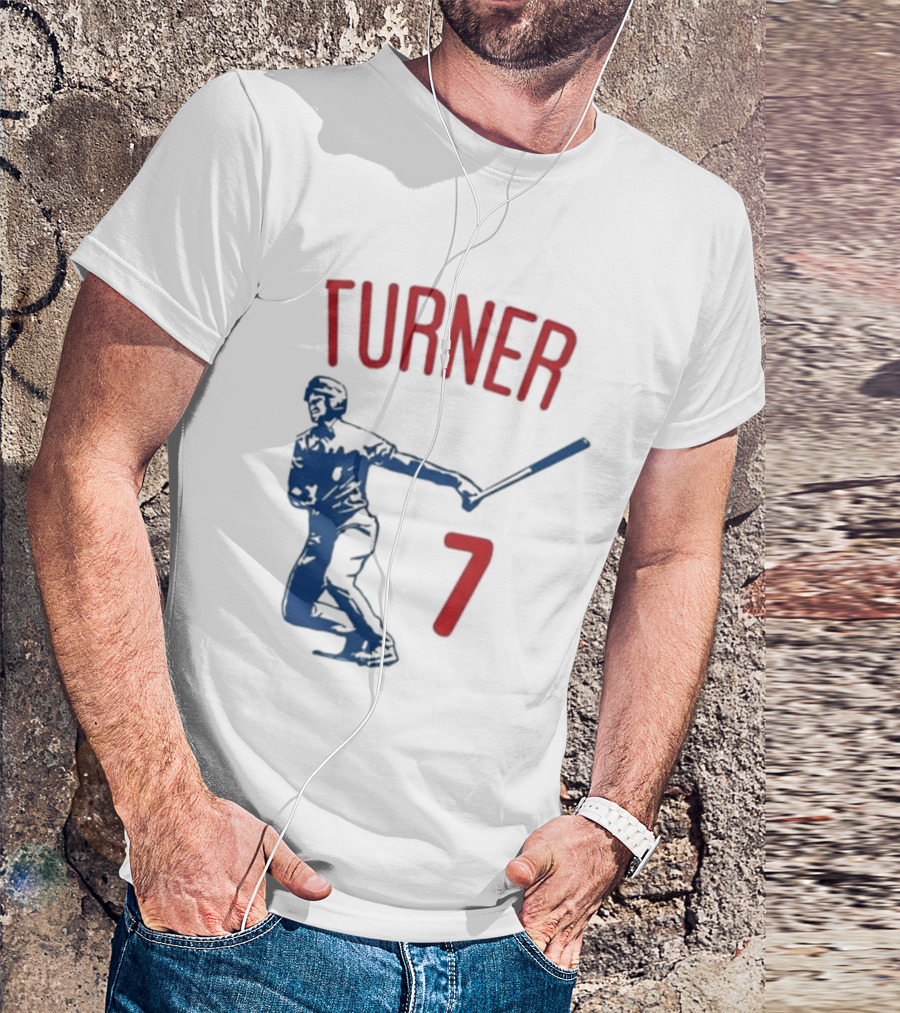 Turner Player 7 Baseball Batter T-Shirt