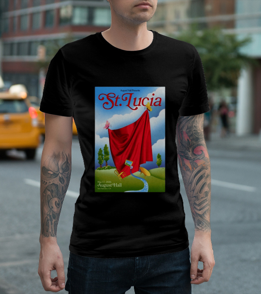August Hall Presents St. Lucia May 17 2026 San Francisco CA T-Shirt