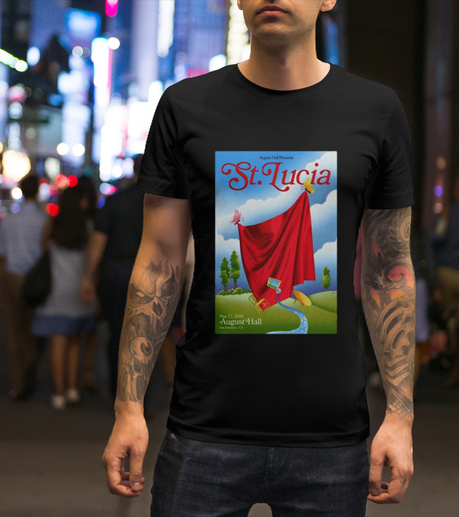 August Hall Presents St. Lucia May 17 2026 San Francisco CA T-Shirt