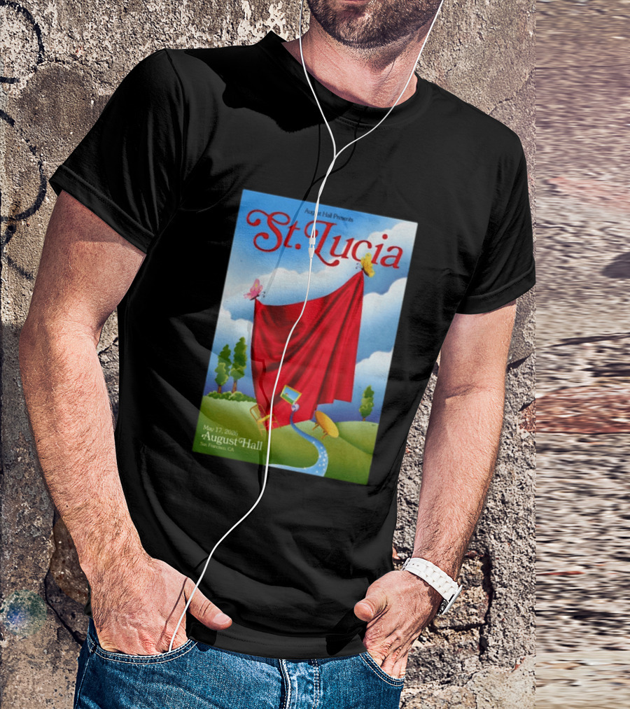 August Hall Presents St. Lucia May 17 2026 San Francisco CA T-Shirt