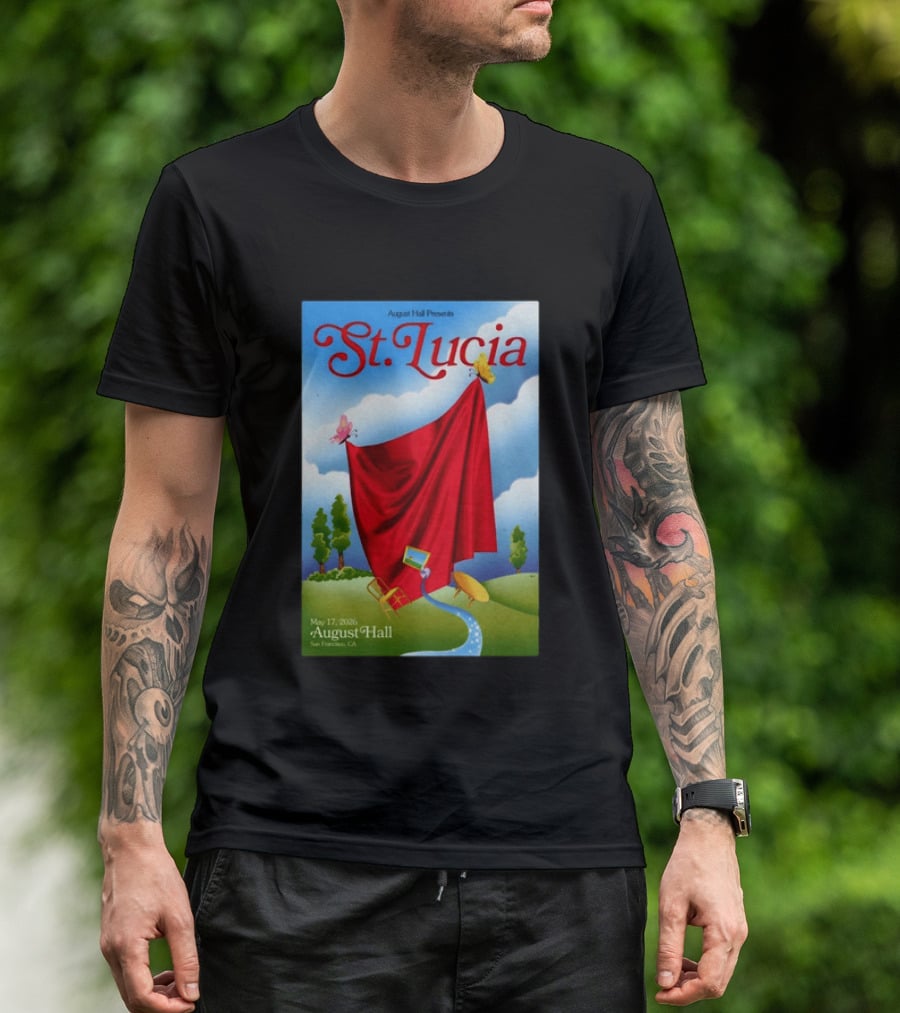August Hall Presents St. Lucia May 17 2026 San Francisco CA T-Shirt