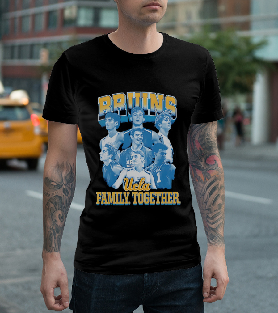Bruins Volleyball UCLA Family Together Team Spirit T-Shirt
