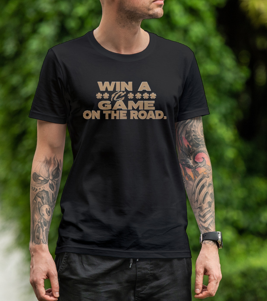 Cleveland Cavaliers Win A Game On The Road Stars T-Shirt