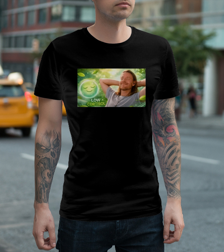 Low Cortisol Goatis 2026 Stress Free Relaxation T-Shirt