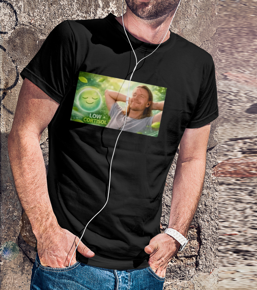 Low Cortisol Goatis 2026 Stress Free Relaxation T-Shirt