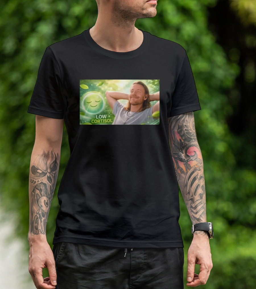 Low Cortisol Goatis 2026 Stress Free Relaxation T-Shirt