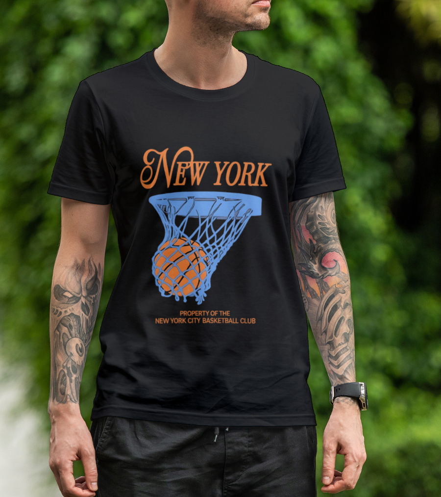 New York Basketball Property Of The New York City Basketball Club T-Shirt