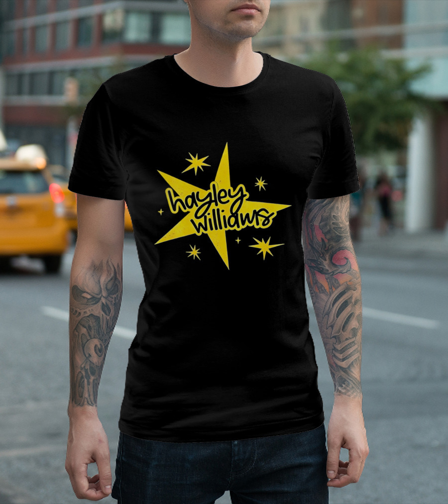 Hayley Williams Golden Starburst Bachelorette Party Star T-Shirt