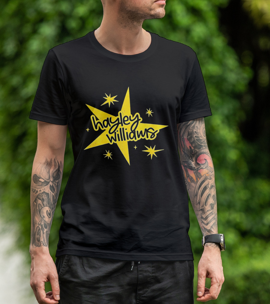 Hayley Williams Golden Starburst Bachelorette Party Star T-Shirt