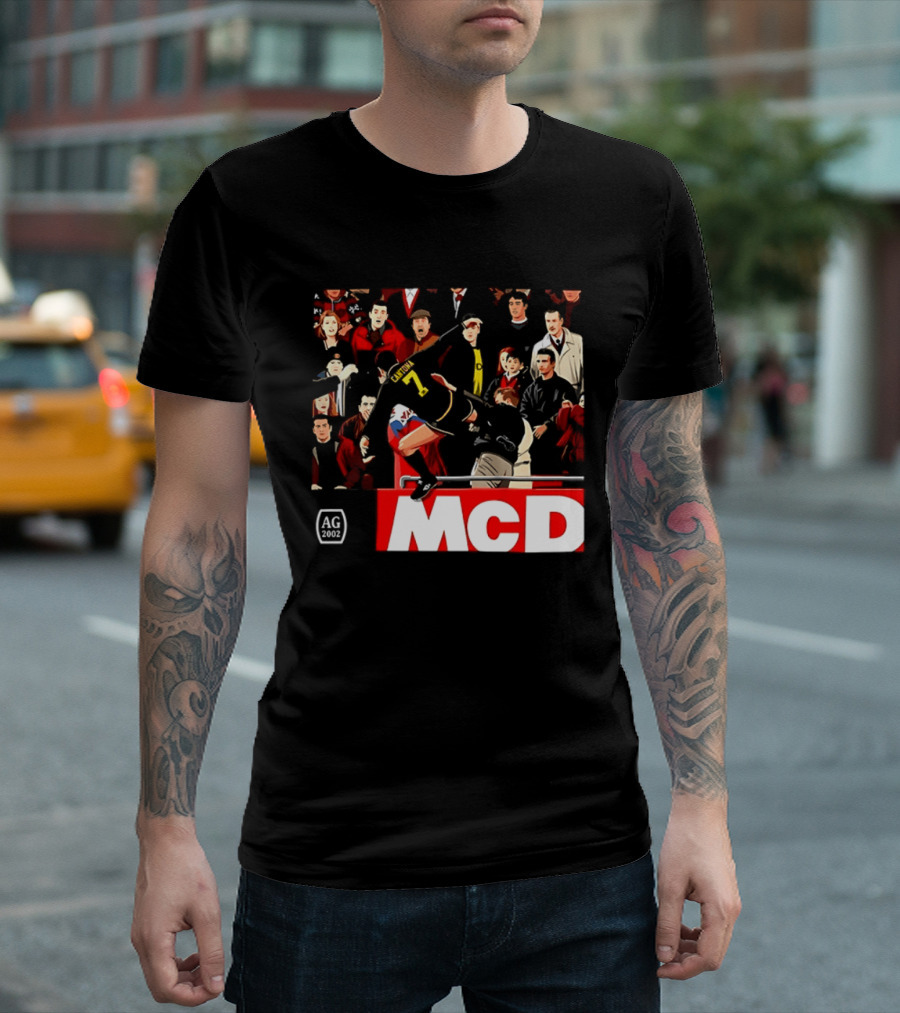 Oh Ah Kung Fu Cantona Kick Crowd Scene MCD T-Shirt