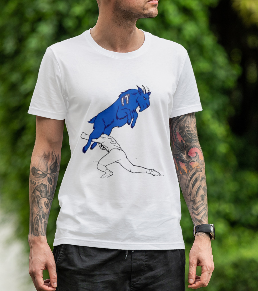 Buffalo Bills Jumping Goat Football T-Shirt