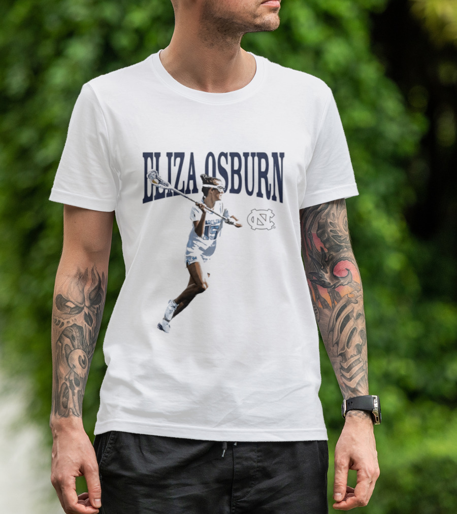 Eliza Osburn North Carolina Lacrosse Tar Heels T-Shirt