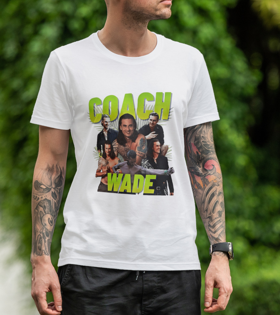 Coach Wade Survivor Tattooed Icon Collage T-Shirt