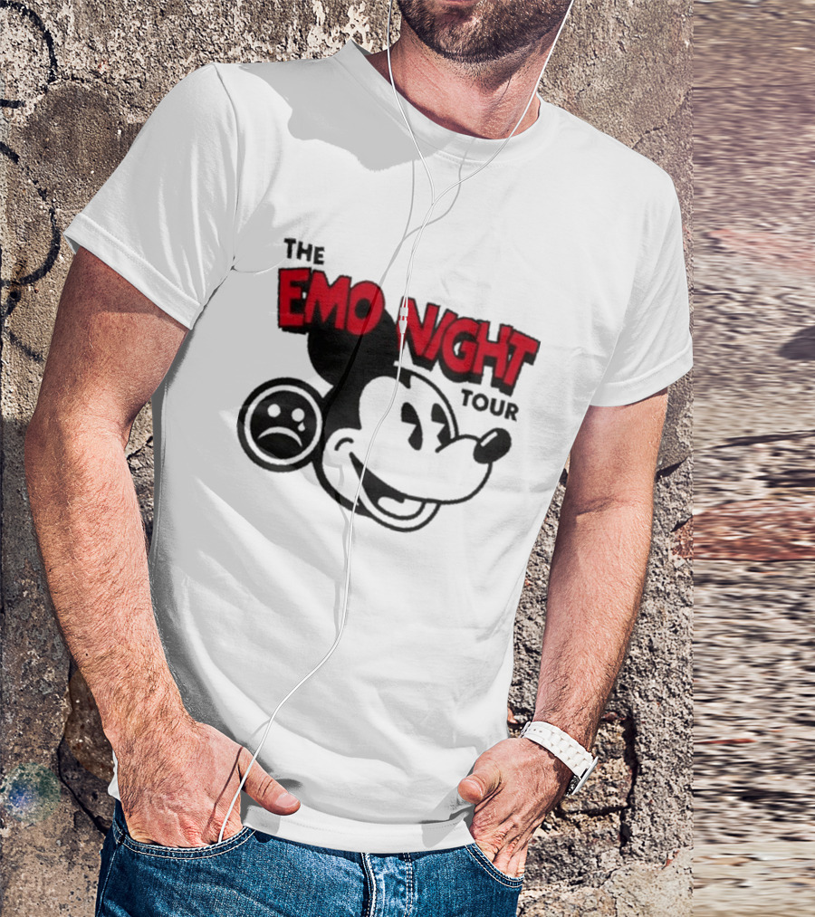 The Emo Night Tour Mouse Sad Face T-Shirt
