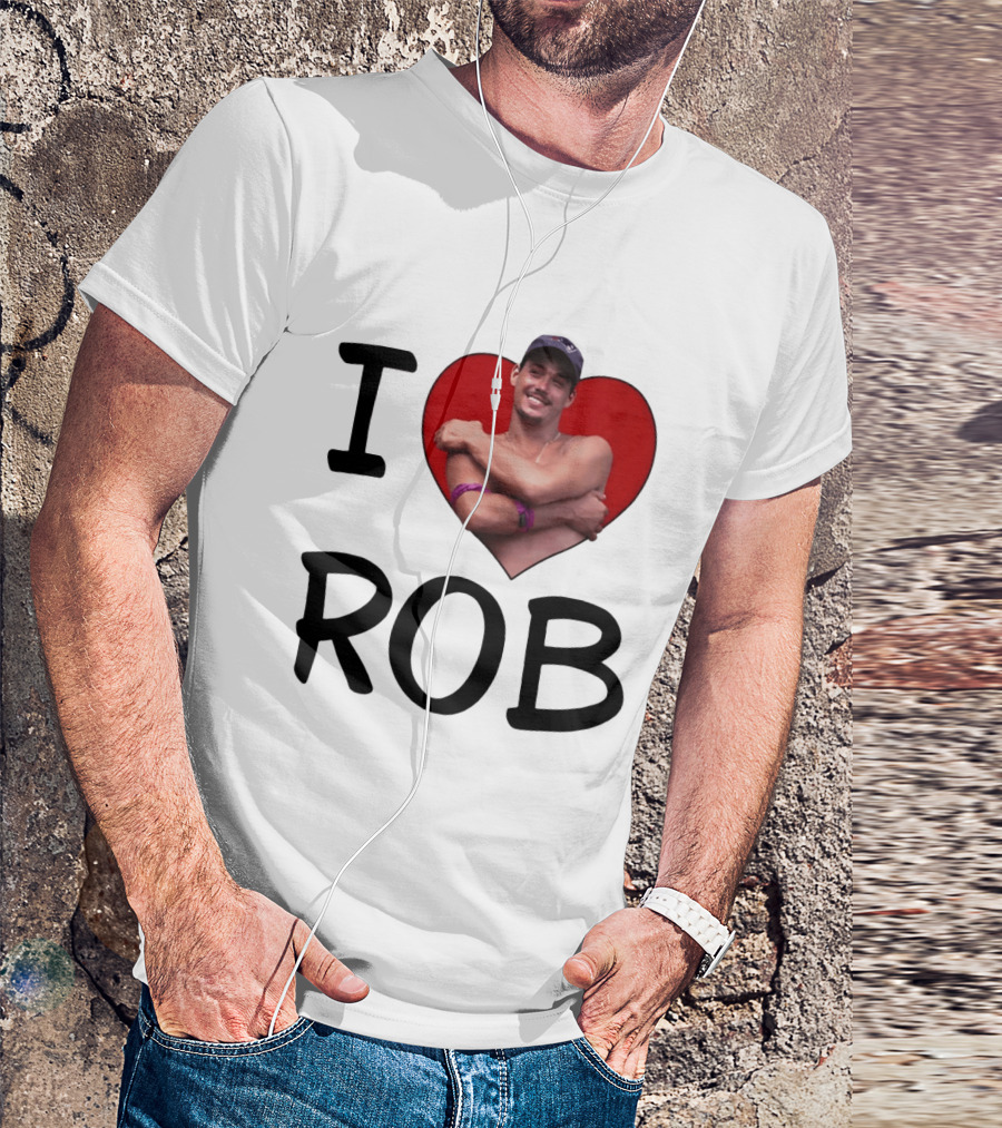 I Heart Rob Boston Rob Mariano Hugging Image T-Shirt