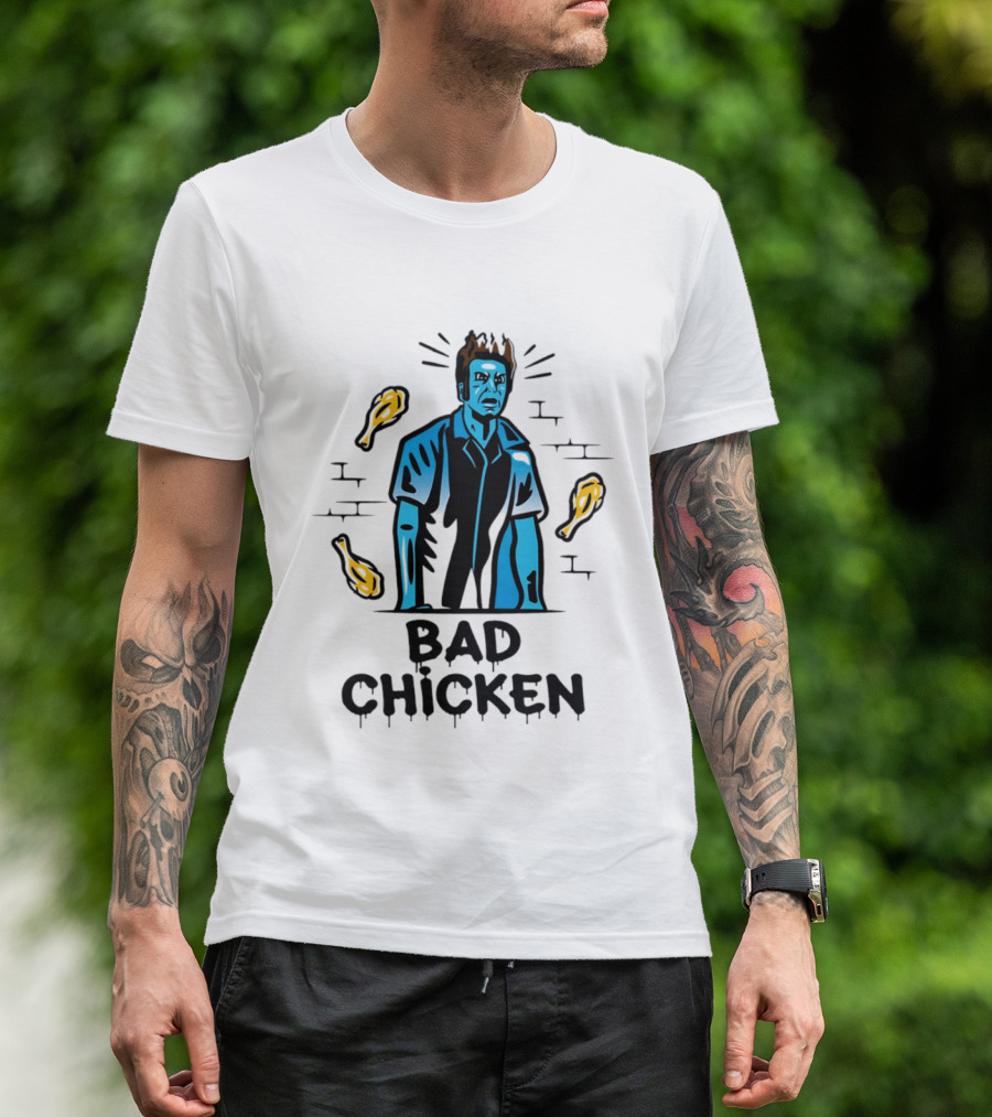 Kramer Bad Chicken Fried Ice Cream Character Bucket T-Shirt