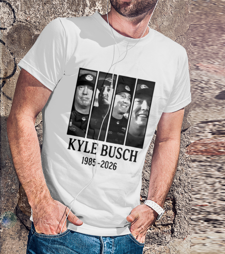 Kyle Busch 1985 2026 Racing Legend Commemoration T-Shirt