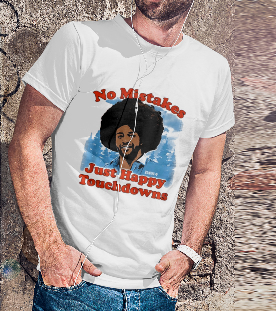 Rome Odunze No Mistakes Just Happy Little Touchdowns NFLPA T-Shirt