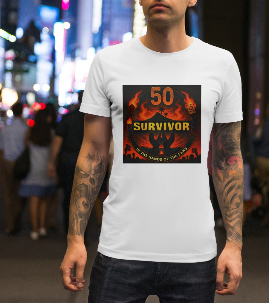 Survivor 50 Season Outwit Outplay Outlast In The Hands Of The Fans T-Shirt