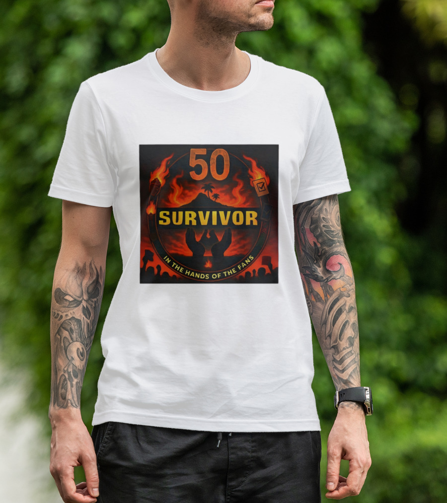 Survivor 50 Season Outwit Outplay Outlast In The Hands Of The Fans T-Shirt