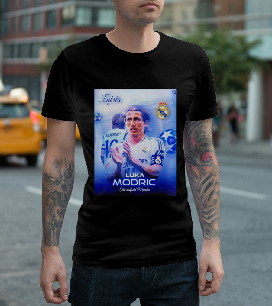 Real Madrid Luka Modric Midfield Maestro Lukita T-Shirt