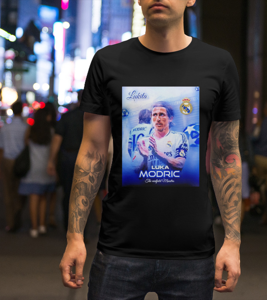 Real Madrid Luka Modric Midfield Maestro Lukita T-Shirt