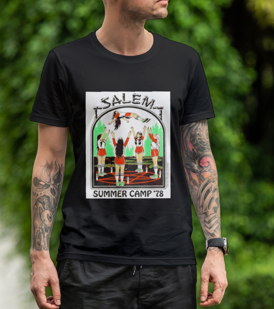 Salem Summer Camp '78 Ritual With Girls In Red And White Outfits T-Shirt