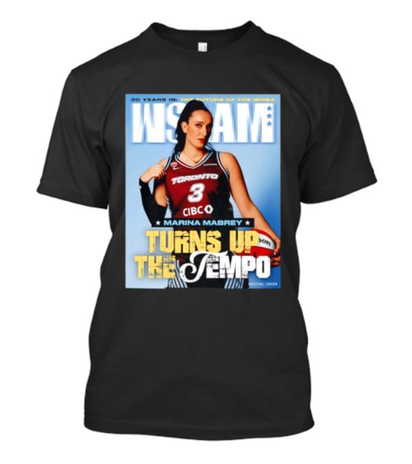 Marina Mabrey Turns Up The Tempo Toronto Basketball Slam Cover T-Shirt