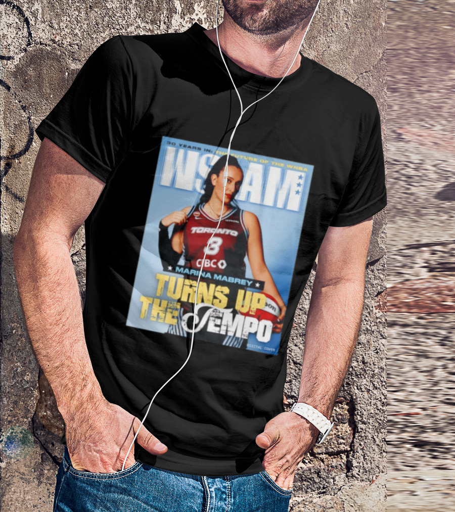 Marina Mabrey Turns Up The Tempo Toronto Basketball Slam Cover T-Shirt