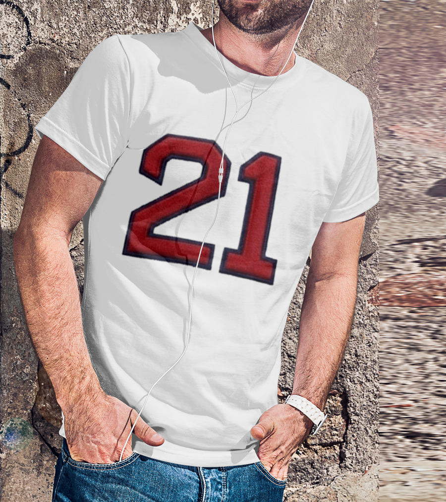 2026 Roger Clemens Boston No. 21 Hat Red 21 Embroidery T-Shirt