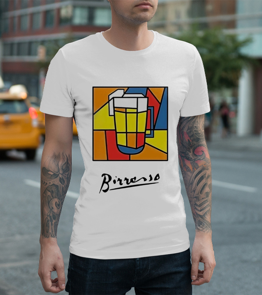 Birresso Beer Abstract Colorful Geometry T-Shirt