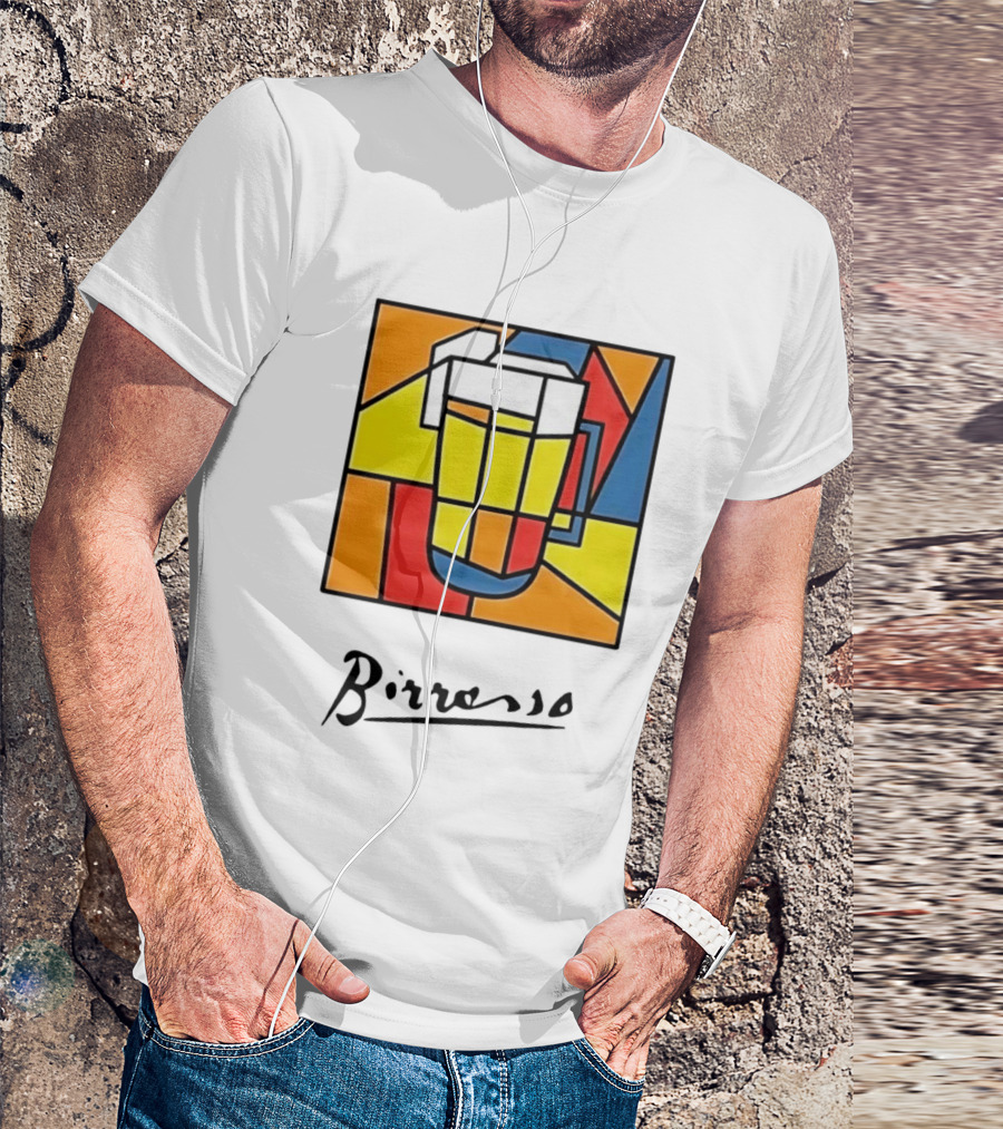 Birresso Beer Abstract Colorful Geometry T-Shirt