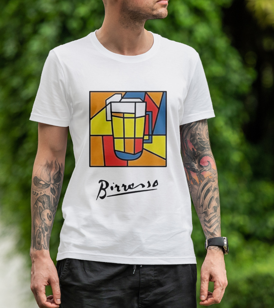 Birresso Beer Abstract Colorful Geometry T-Shirt