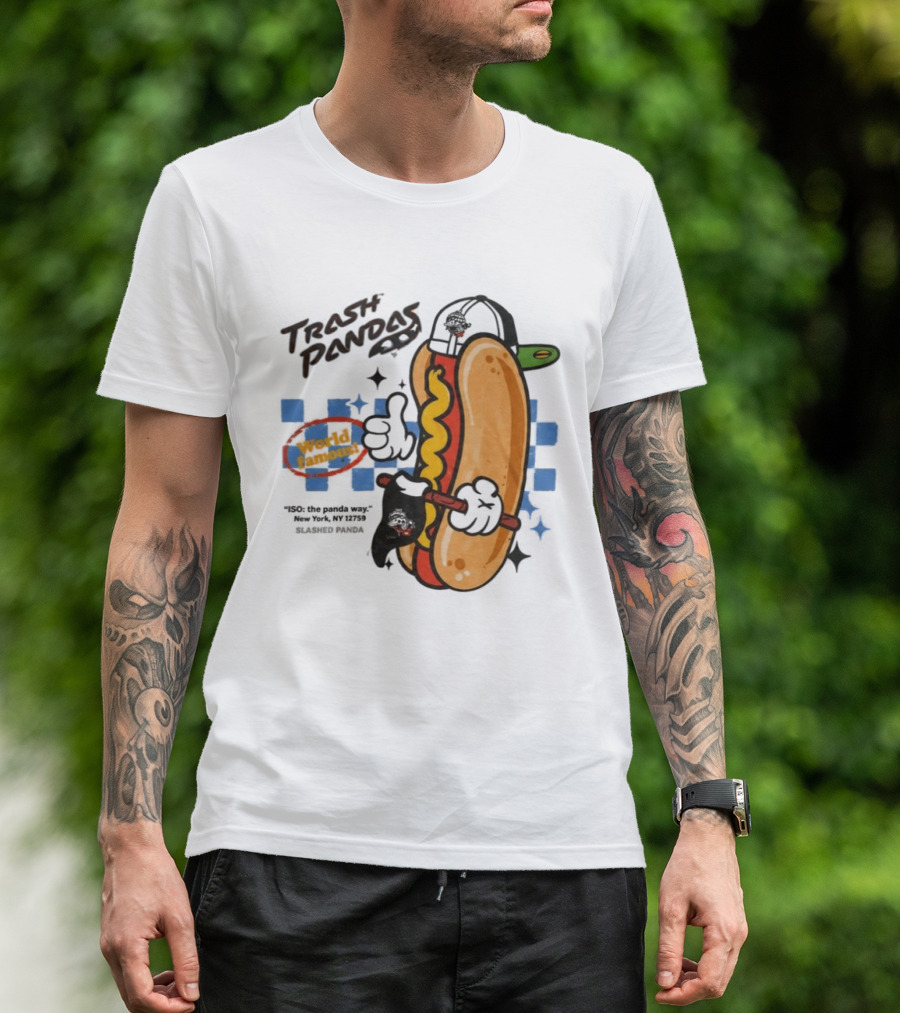 Trash Pandas World Famoust Hot Dog Thumbs Up T-Shirt