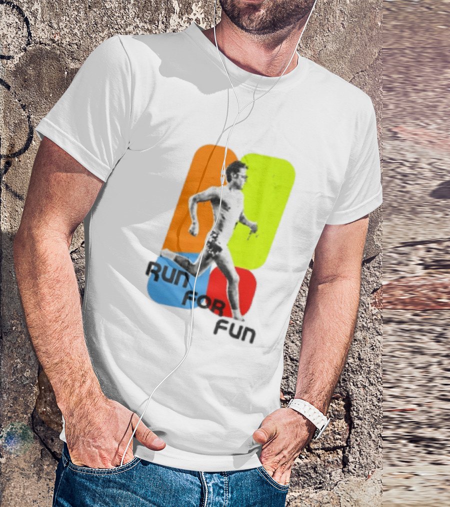 Run For Fun Harry Styles Colorful Running T-Shirt
