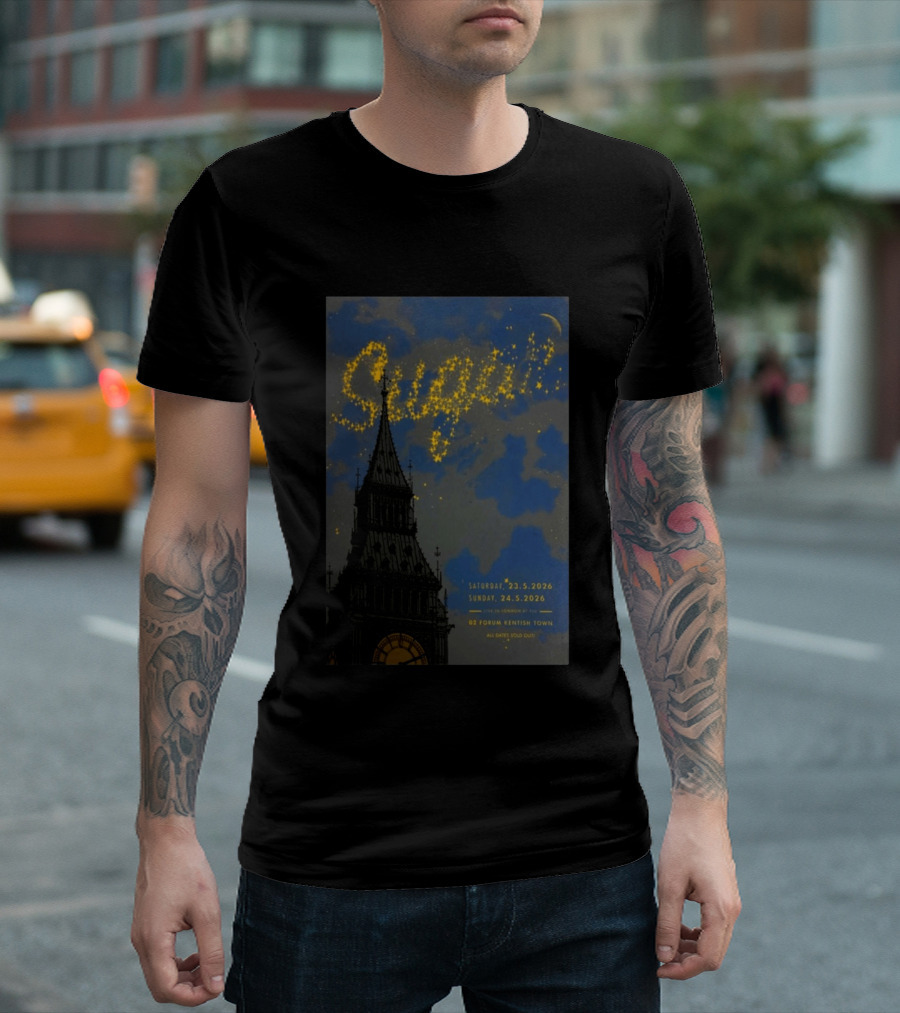 SUGAR Love You Even Still Tour 2026 Bob Mould London O2 Forum Kentish Town T-Shirt