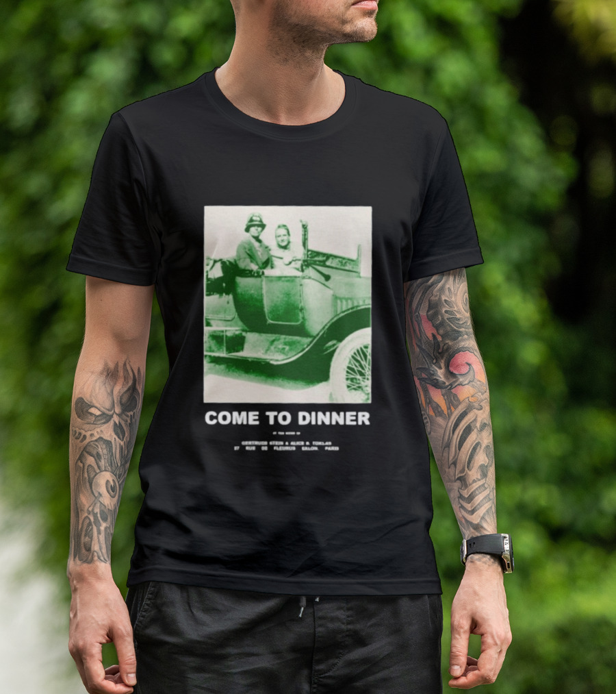 Come To Dinner Vintage Car Scene 1920s Nostalgia T-Shirt