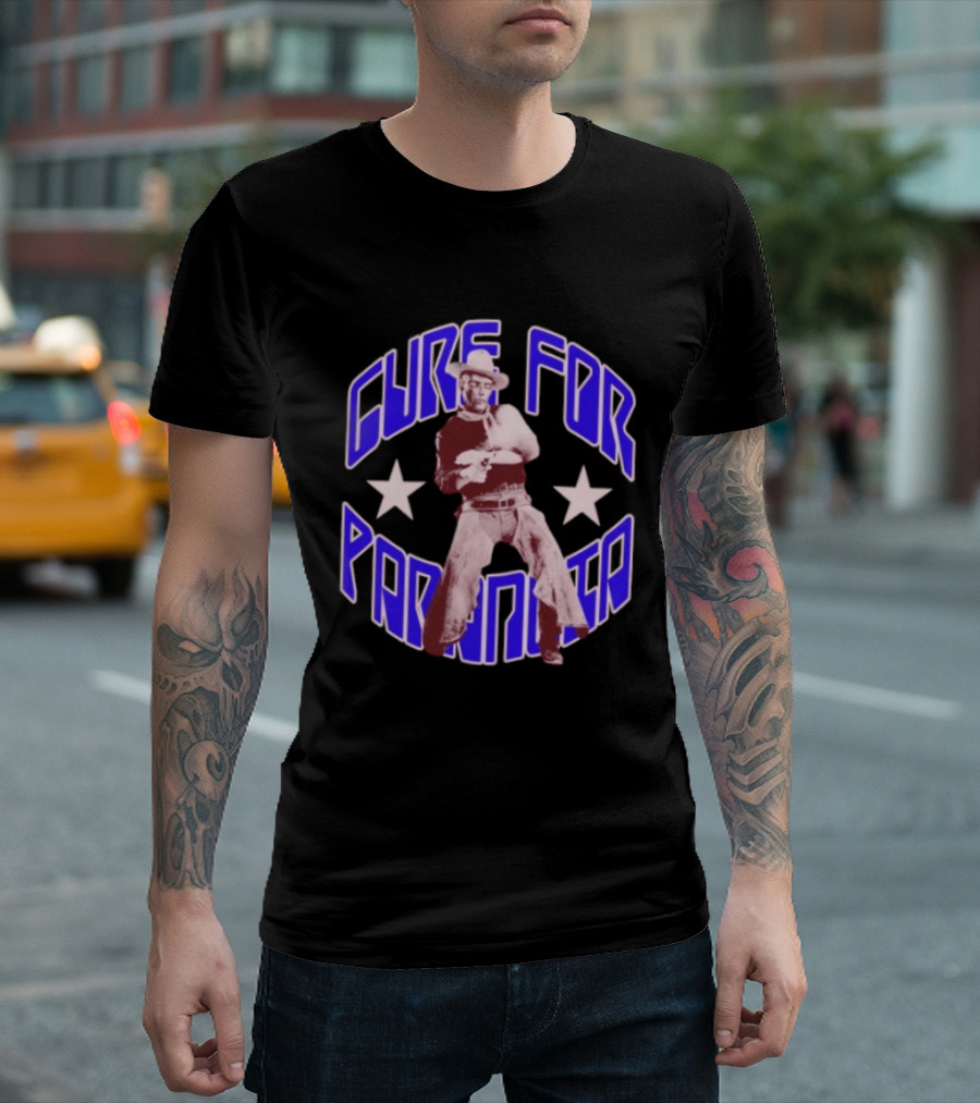 Cure For Paranoia Cowboy With Stars T-Shirt