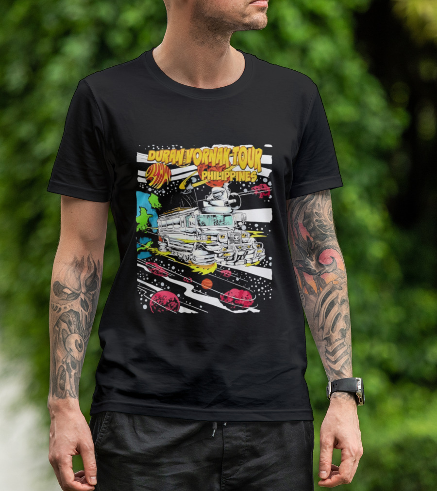 Duran Vornak Tour Philippines Colorful Jeepney Space Adventure T-Shirt