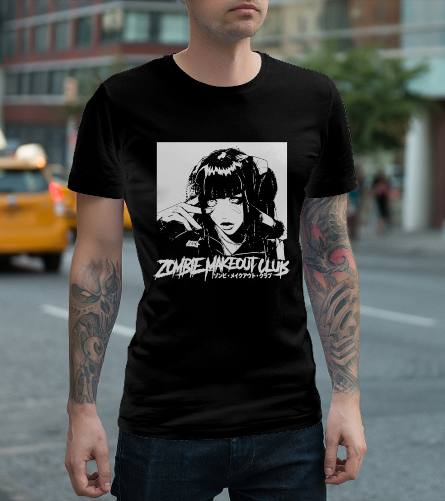 Zombie Makeout Club Manga Style Art Japanese T-Shirt
