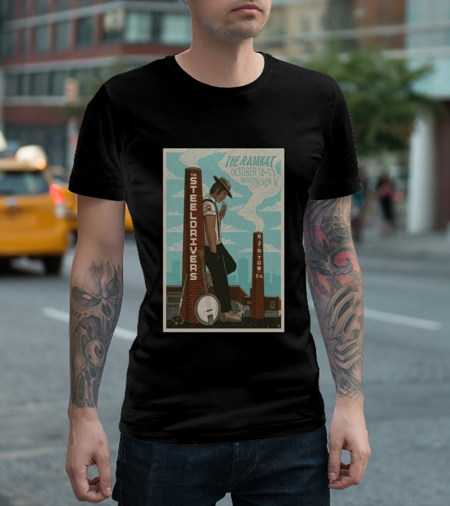 The SteelDrivers Concert The Ramkat Winston Salem October 16 17 2026 T-Shirt