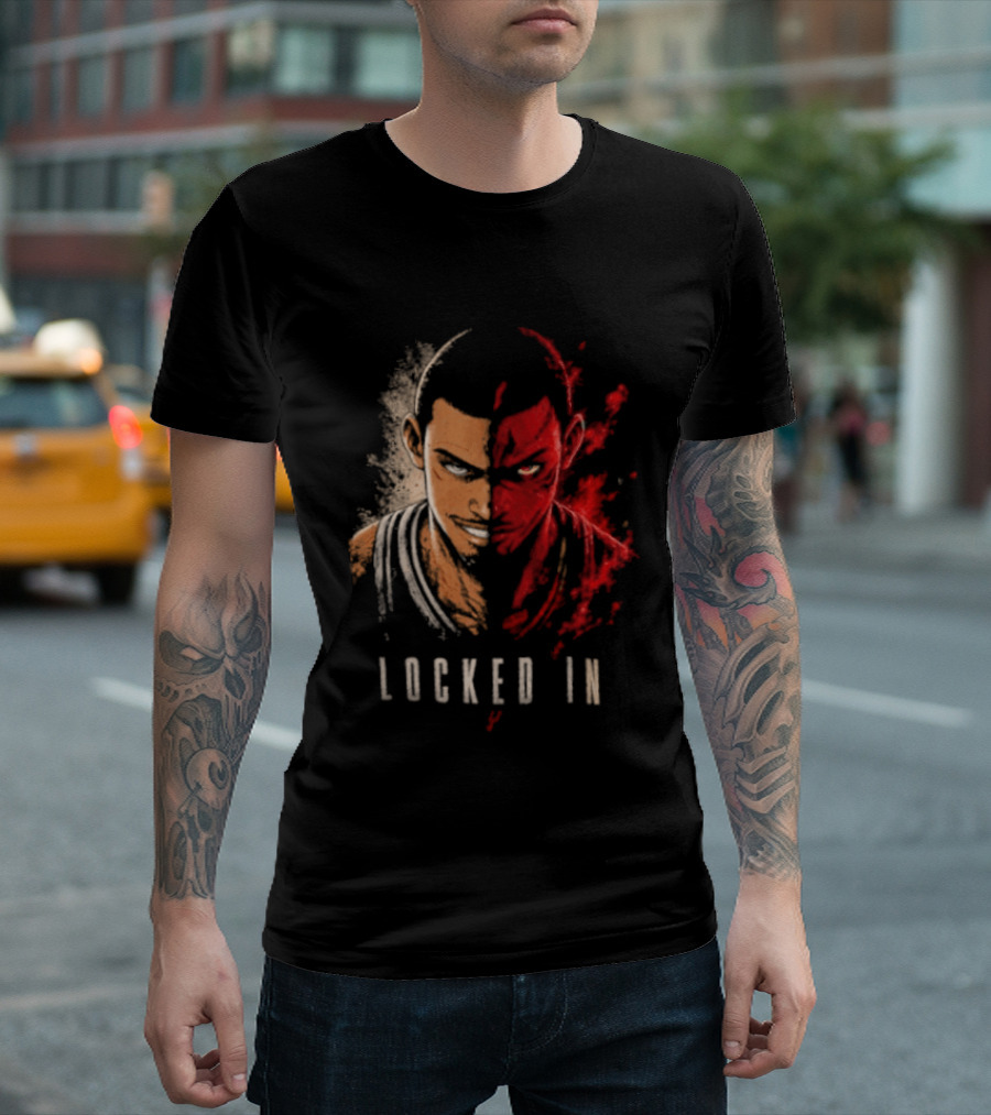 Jujutsu Kaisen San Antonio Spurs Victor Wembanyama Locked T-Shirt
