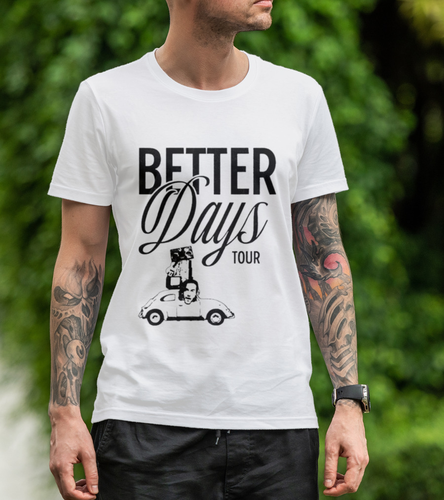 Better Days Tour Vintage Car Graphic Benjamin Ingrosso T-Shirt