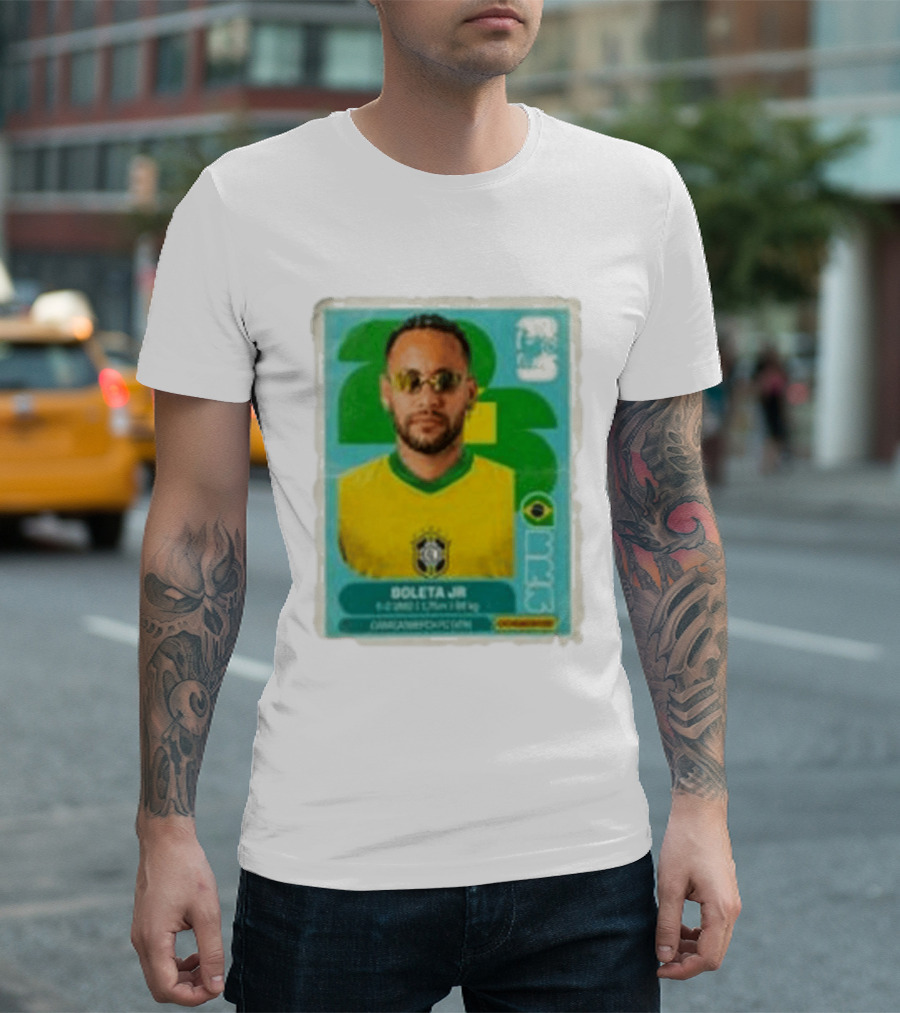 Boleta Jr 2023 Caracas Esporte Público Brasileira T-Shirt