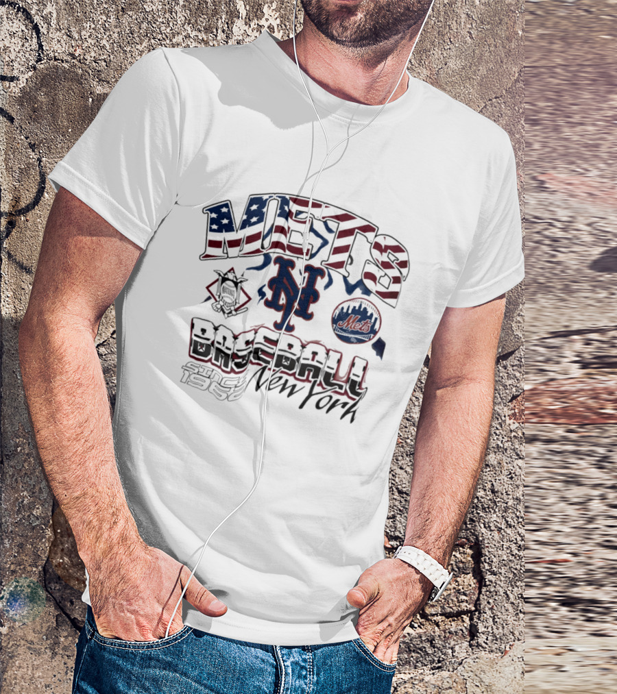 New York Mets Baseball Stars And Stripes Since 1962 T-Shirt