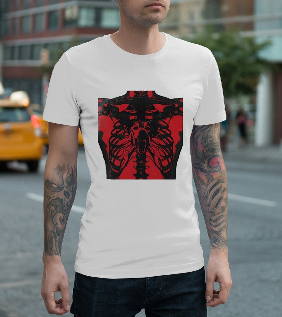 Punfest Told Y'all I Got That Dog In Me Skeleton Dog X Ray T-Shirt