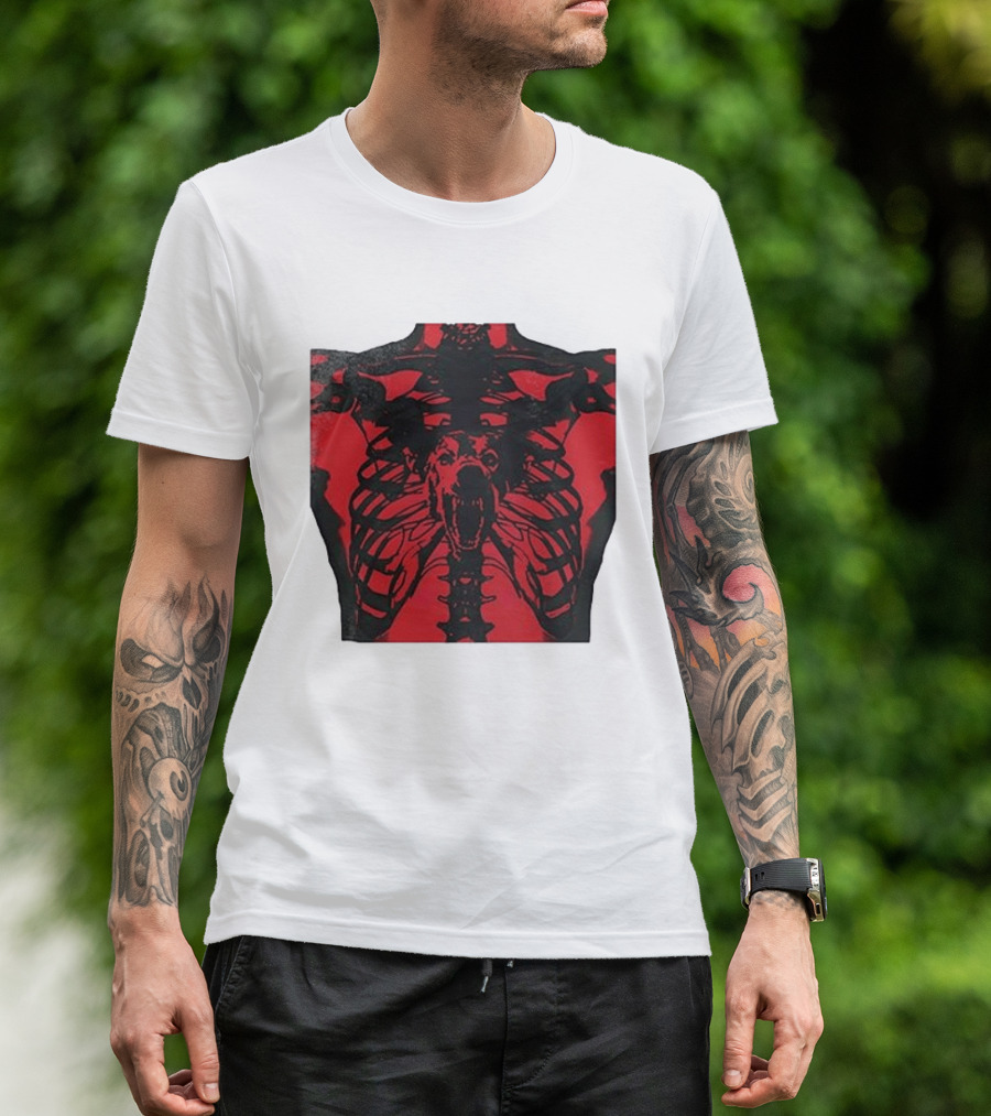 Punfest Told Y'all I Got That Dog In Me Skeleton Dog X Ray T-Shirt